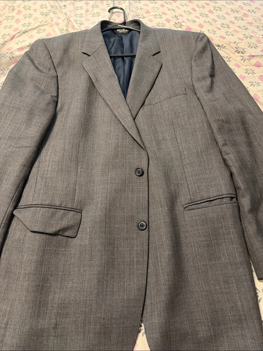 Jos. A. Bank Gray Two-Button Men's Blazer 44L